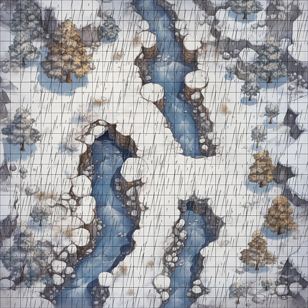 Frostfang Heights Rainy TTRPG Map