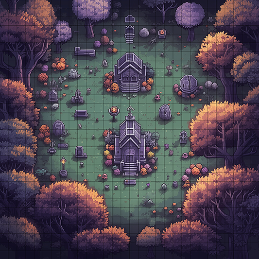 GhoulGrid Garden dnd map