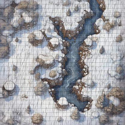 IceImp Alps Rainy TTRPG Map