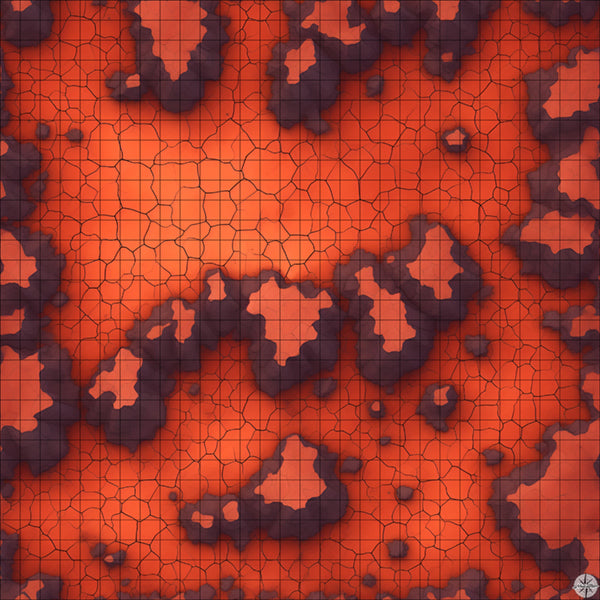 red desert with cliffs and clearing battle map