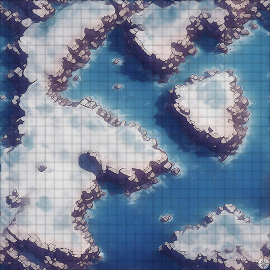 Snowy D&D Maps - Icy TTRGP Battle Maps | Mistcharter Maps