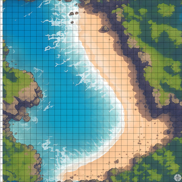 Grassy Clifftop Bay battle map
