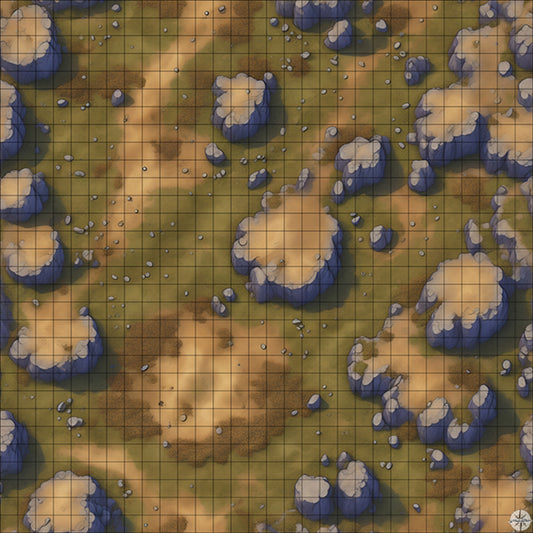 muddy mountainside clearing battle map
