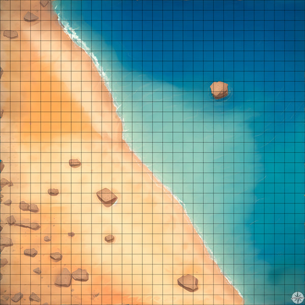 rocky beach battle map