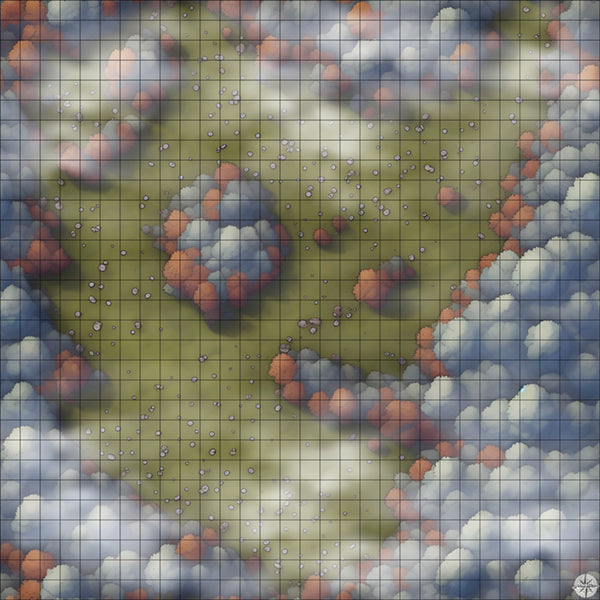 Late Autumn Forest Clearing Battlemap - TTRPG Map For D&D and Roll20 ...