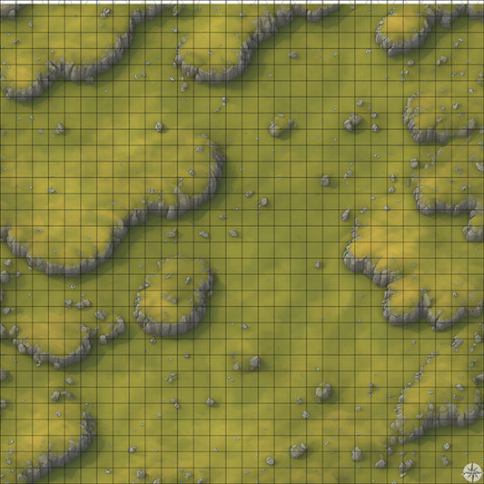 Grassy Hillside battlemap