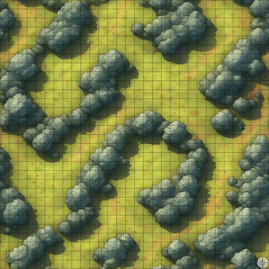 spiral forest clearing battle map