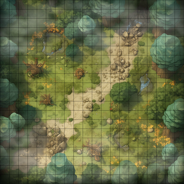 MischiefMingle Meadows Misty TTRPG Map