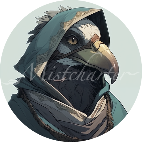 Aarakocra game token for DND