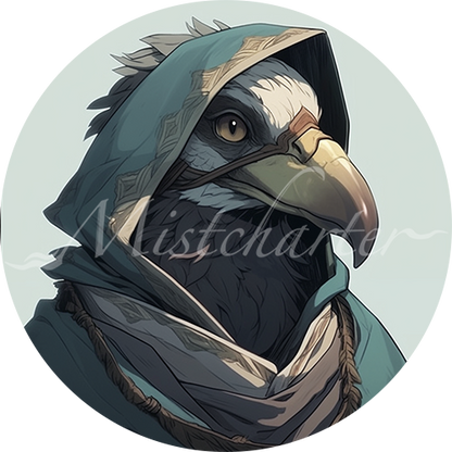 Aarakocra game token for DND