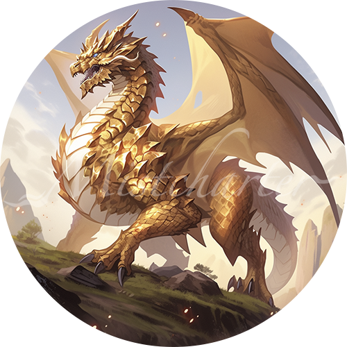 Adult Gold Dragon