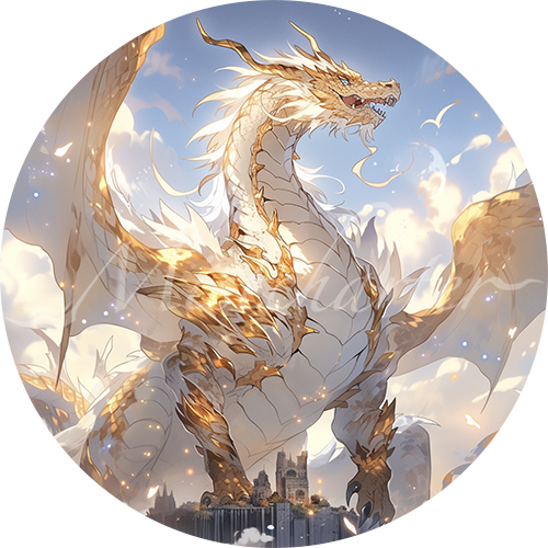 Adult White Dragon