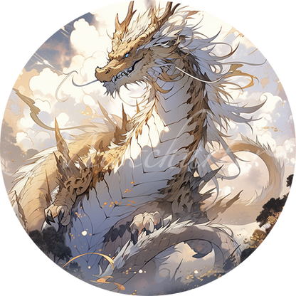 Adult White Dragon