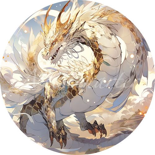 Adult White Dragon