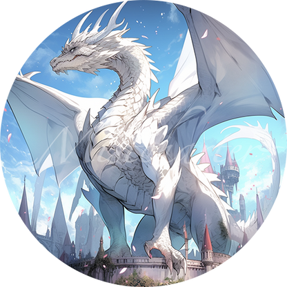 Adult White Dragon