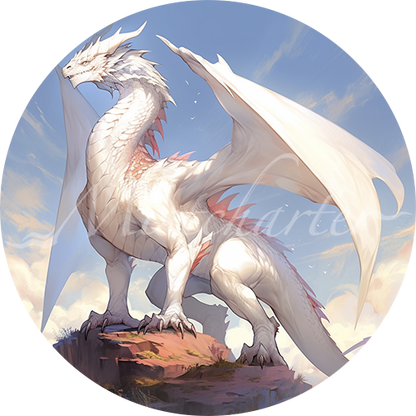 Adult White Dragon