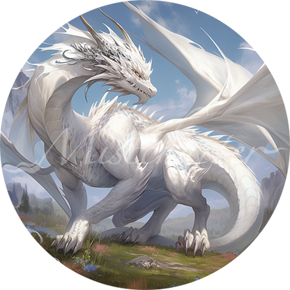 Adult White Dragon