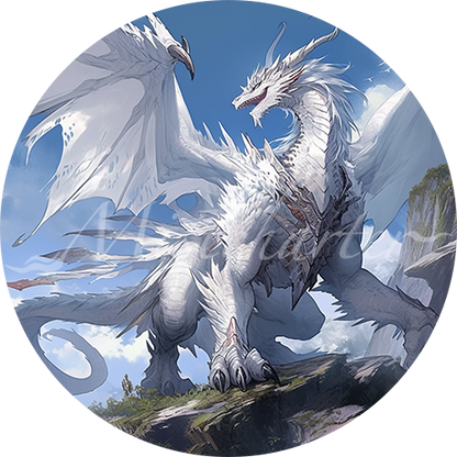 Adult White Dragon