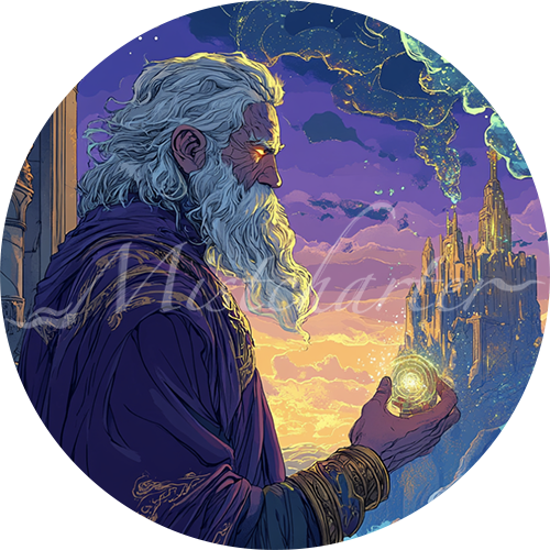 Archmage Pin Archmage Game Tokens for VTT and TTRPG | Mistcharter Maps