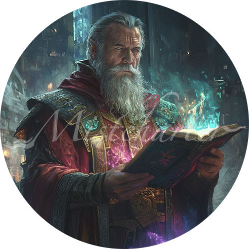 Archmage Pin Archmage Game Tokens for VTT and TTRPG | Mistcharter Maps
