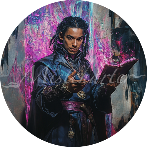 Archmage Pin Archmage Game Tokens for VTT and TTRPG | Mistcharter Maps