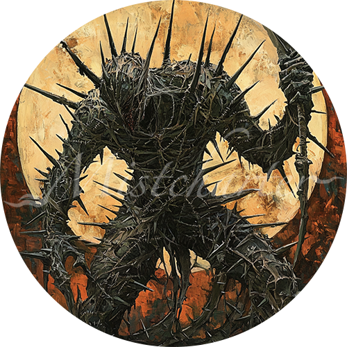 Barbed Devil Game Tokens for VTT and TTRPG | Mistcharter Maps