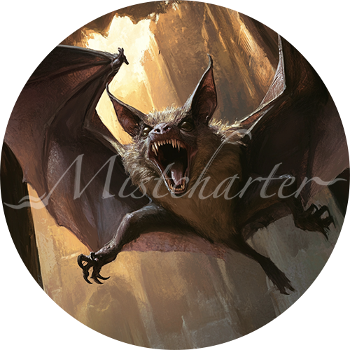 Bat Game Tokens for VTT and TTRPG | Mistcharter Maps