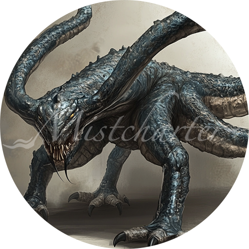 Behir Game Tokens for VTT and TTRPG | Mistcharter Maps