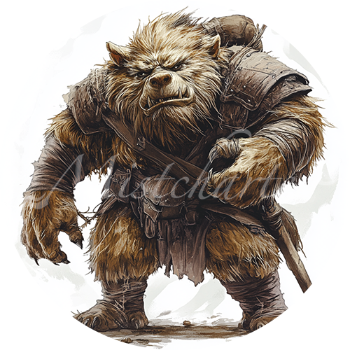 Bugbear Card Bugbear Game Tokens for VTT and TTRPG | Mistcharter Maps