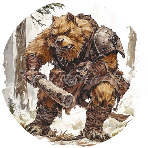 Bugbear Card Bugbear Game Tokens for VTT and TTRPG | Mistcharter Maps
