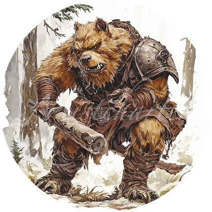 Bugbear Game Tokens for VTT and TTRPG | Mistcharter Maps