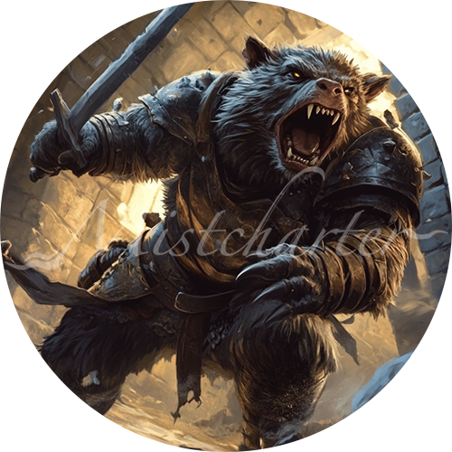 Bugbear Game Tokens for VTT and TTRPG | Mistcharter Maps