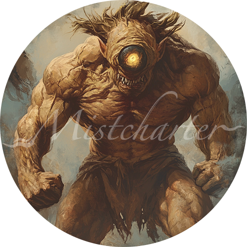 Cyclops Token Cyclops Game Tokens for VTT and TTRPG | Mistcharter Maps