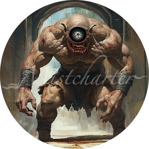 Cyclops Token Cyclops Game Tokens for VTT and TTRPG | Mistcharter Maps