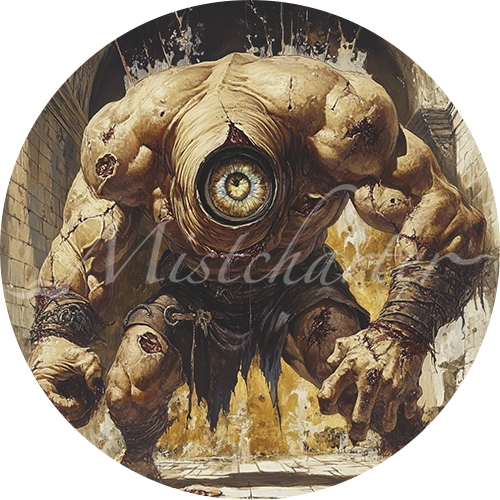 Cyclops Token Cyclops Game Tokens for VTT and TTRPG | Mistcharter Maps