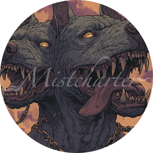 Dog Token Rpg Death Dog Game Tokens for VTT and TTRPG | Mistcharter Maps
