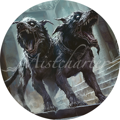 Dog Token Rpg Death Dog Game Tokens for VTT and TTRPG | Mistcharter Maps