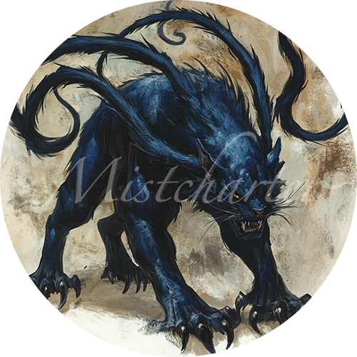 Displacer Kin Race Displacer Beast Game Tokens for VTT and TTRPG | Mistcharter Maps
