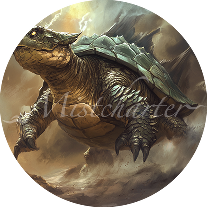 Turtle Shell Fantasy Token Dragon Turtle Game Tokens for VTT and TTRPG | Mistcharter Maps