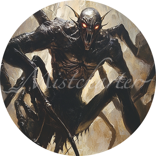 Drider Game Tokens for VTT and TTRPG | Mistcharter Maps