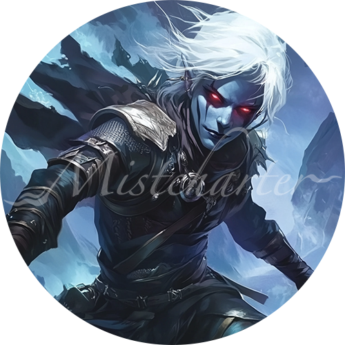 Drow Game Tokens for VTT and TTRPG | Mistcharter Maps