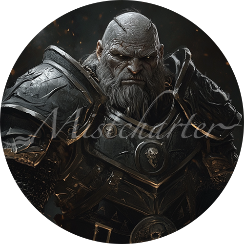 Duergar game token for DND
