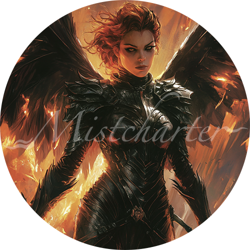 Erinyes game token for DND