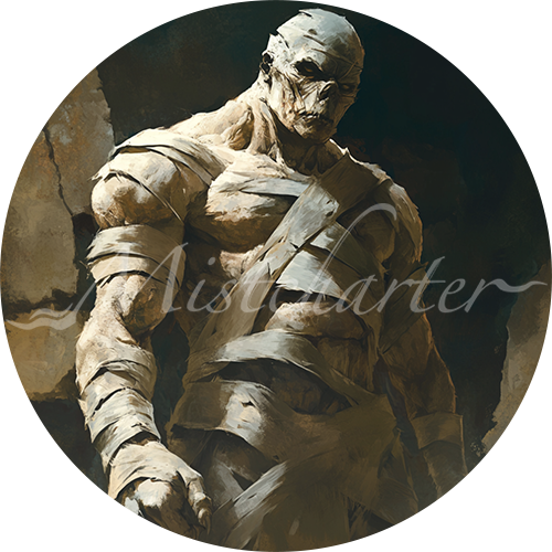 Flesh Golem game token for DND