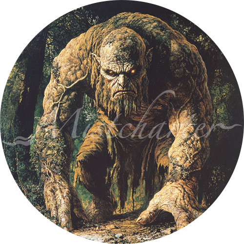 Fomorian game token for DND