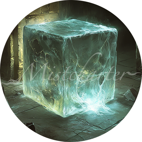 Gelatinous Cube game token for DND