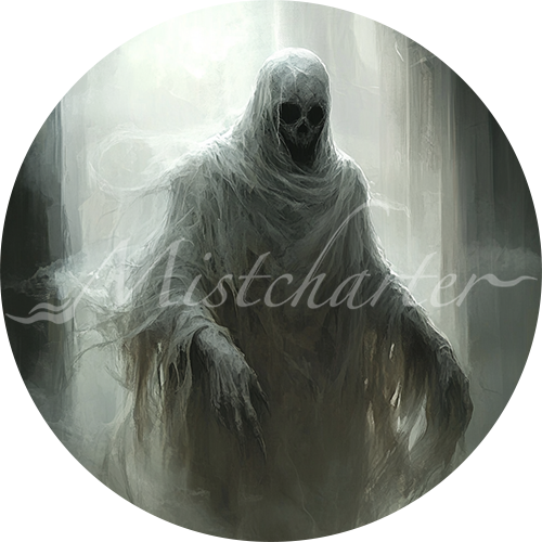 Ghost Game Tokens for VTT and TTRPG | Mistcharter Maps
