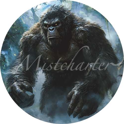 Giant Ape game token for DND