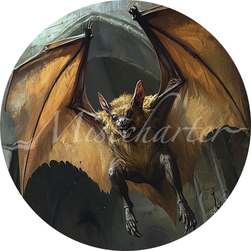 Giant Bat Game Tokens for VTT and TTRPG | Mistcharter Maps