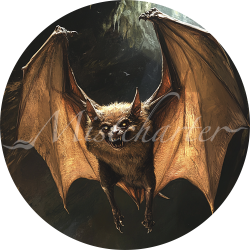 Giant Bat Game Tokens for VTT and TTRPG | Mistcharter Maps